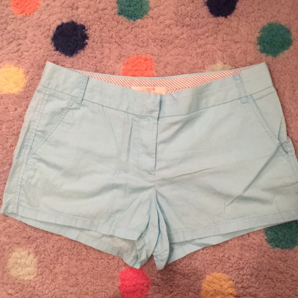 J. Crew pale blue Size 10 Broken In Chino shorts